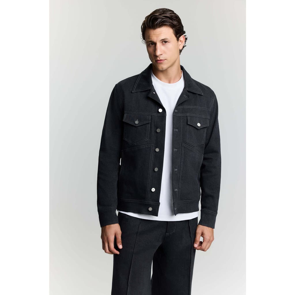 Jendue Us Livorno Denim Jacket In Black