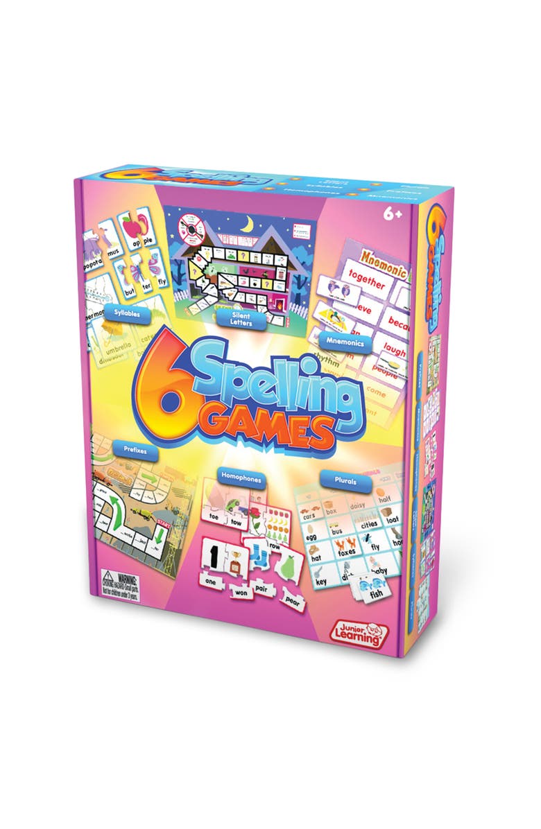 Junior Learning 6 Spelling Games, Alternate, color, Multicolored