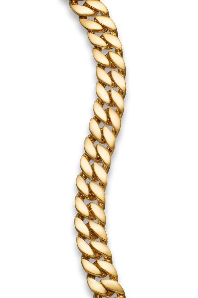 6mm Men's Curb Chain Bracelet in 18K Yellow Gold, Alternate, color, 18K YELLOW GOLD