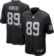 Nike Youth Nike Brock Bowers Black Las Vegas Raiders Game Jersey