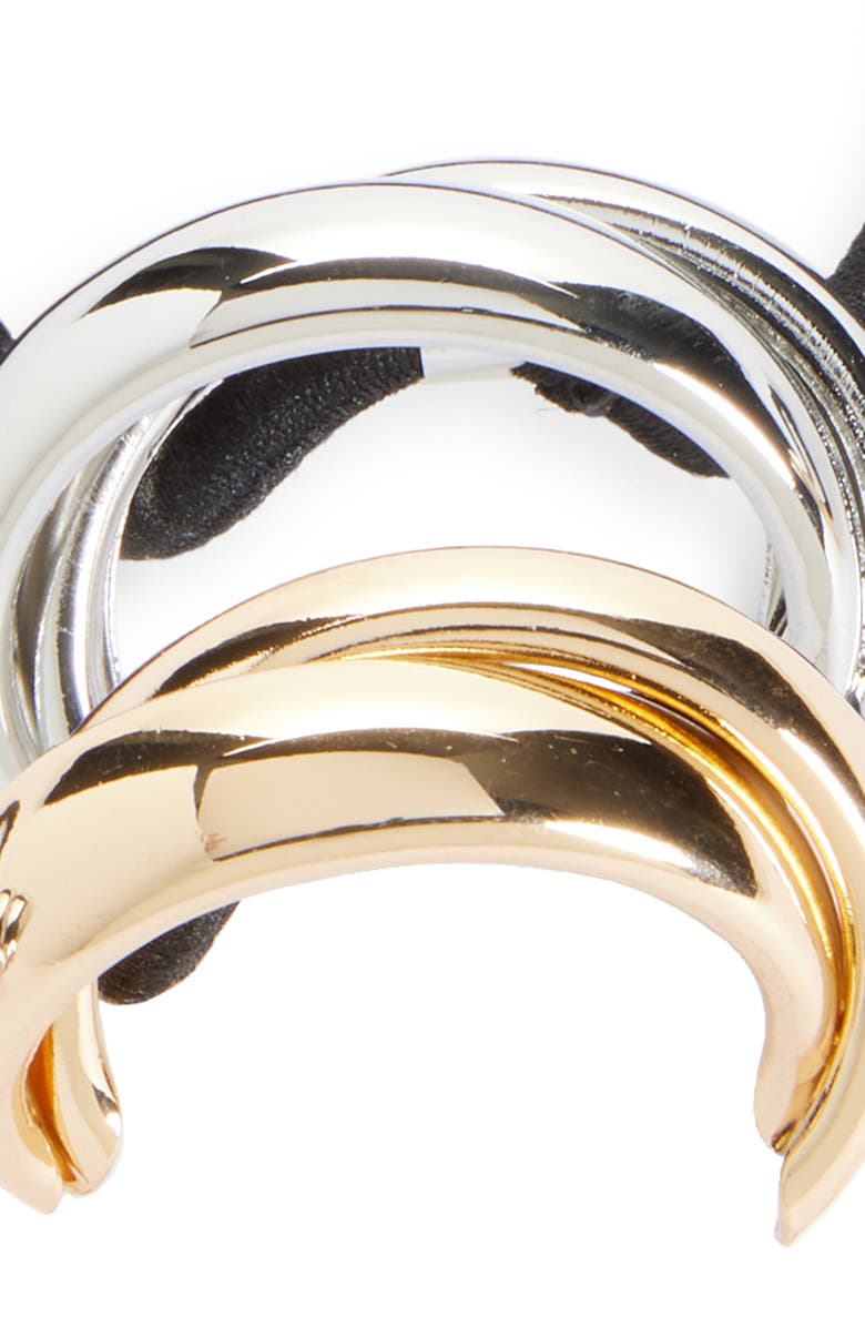 Tasha 2-Pack Metal Ponytail Holders, Alternate, color, Silver/ Gold Assorted