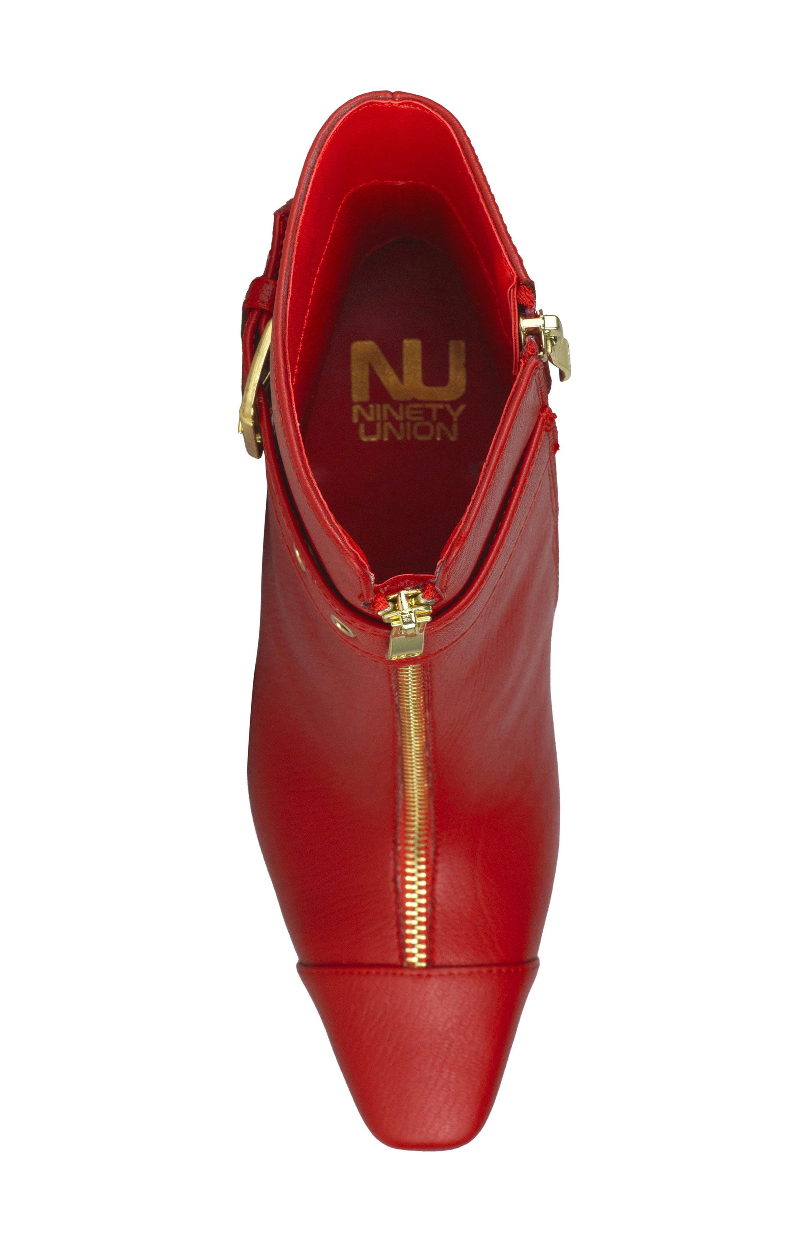 Skylight Bootie, Alternate, color, RED