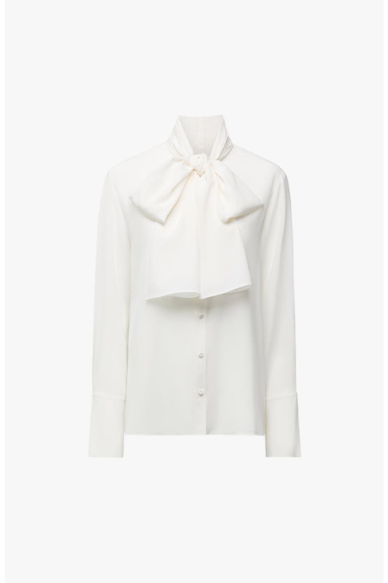 Signature Bow Blouse | Off White, Alternate, color, Off White