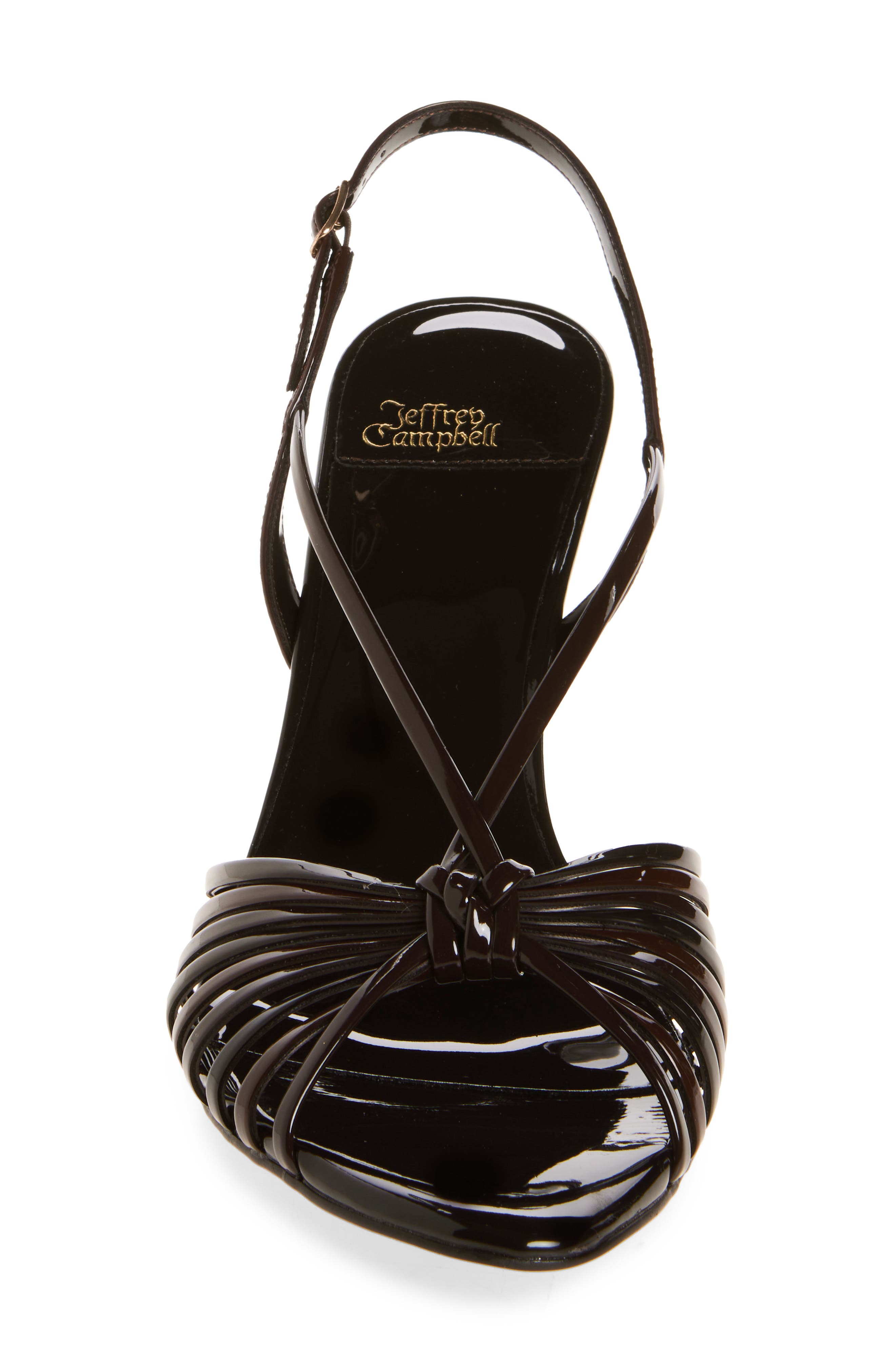 Jeffrey Campbell Galaxia Slingback Sandal, Alternate, color, Brown Combo