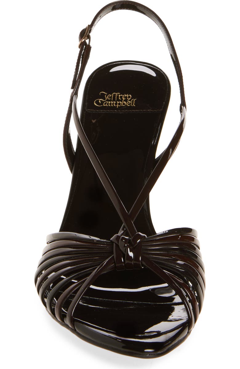 Jeffrey Campbell Galaxia Slingback Sandal, Alternate, color, Brown Combo
