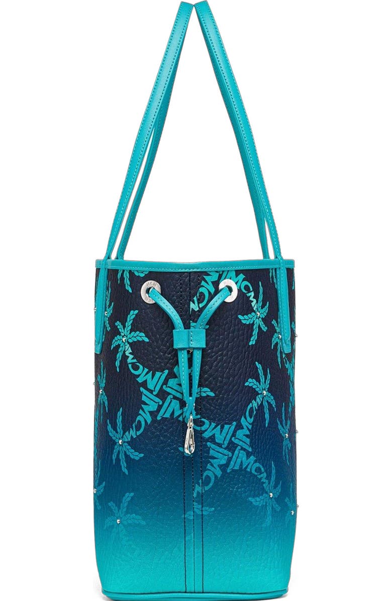 MCM Liz Shopper in Studded Palm Canvas, Alternate, color,