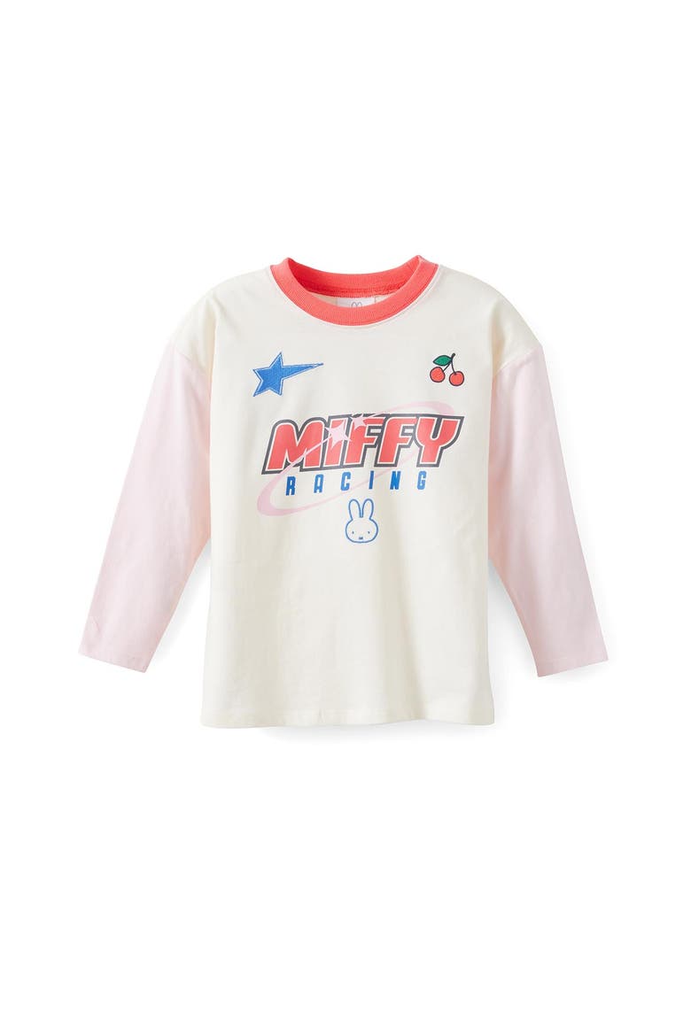Kid's License Long Sleeve Drop Shoulder Top, Main, color, Lcn Mif Vanilla Tea Party