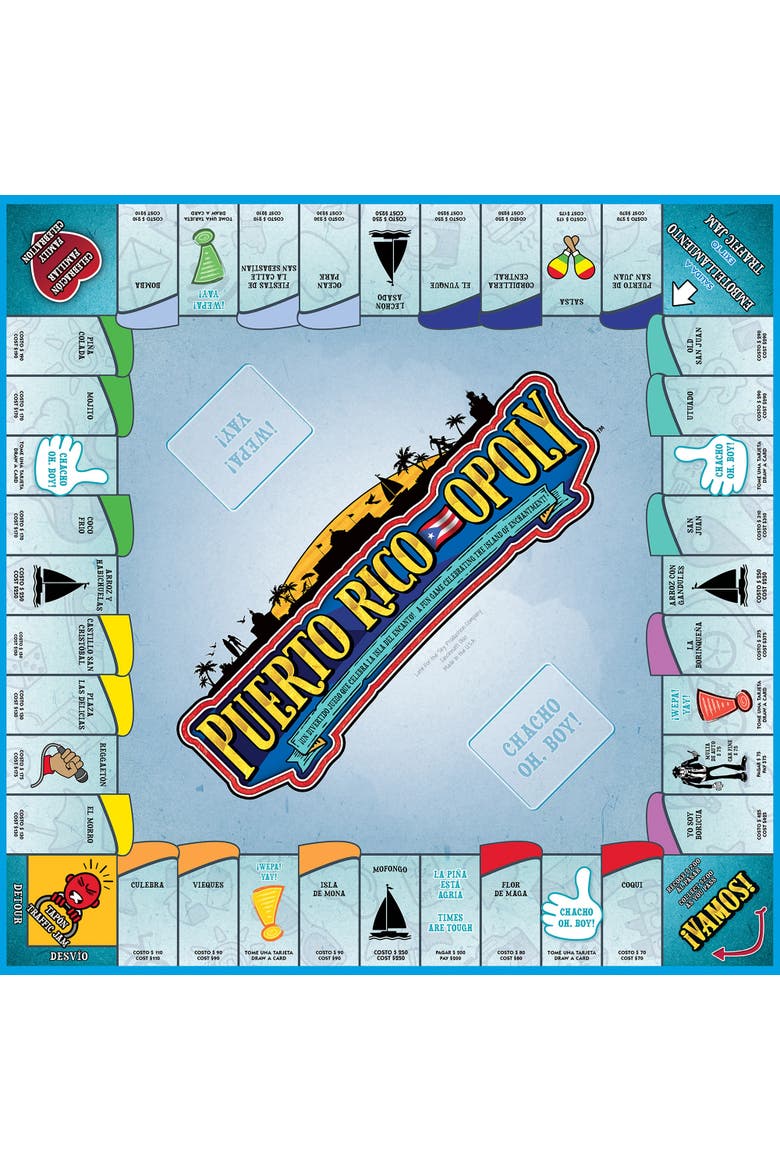 Puerto Ricoopoly Monopoly Board Game, Alternate, color, Multicolored