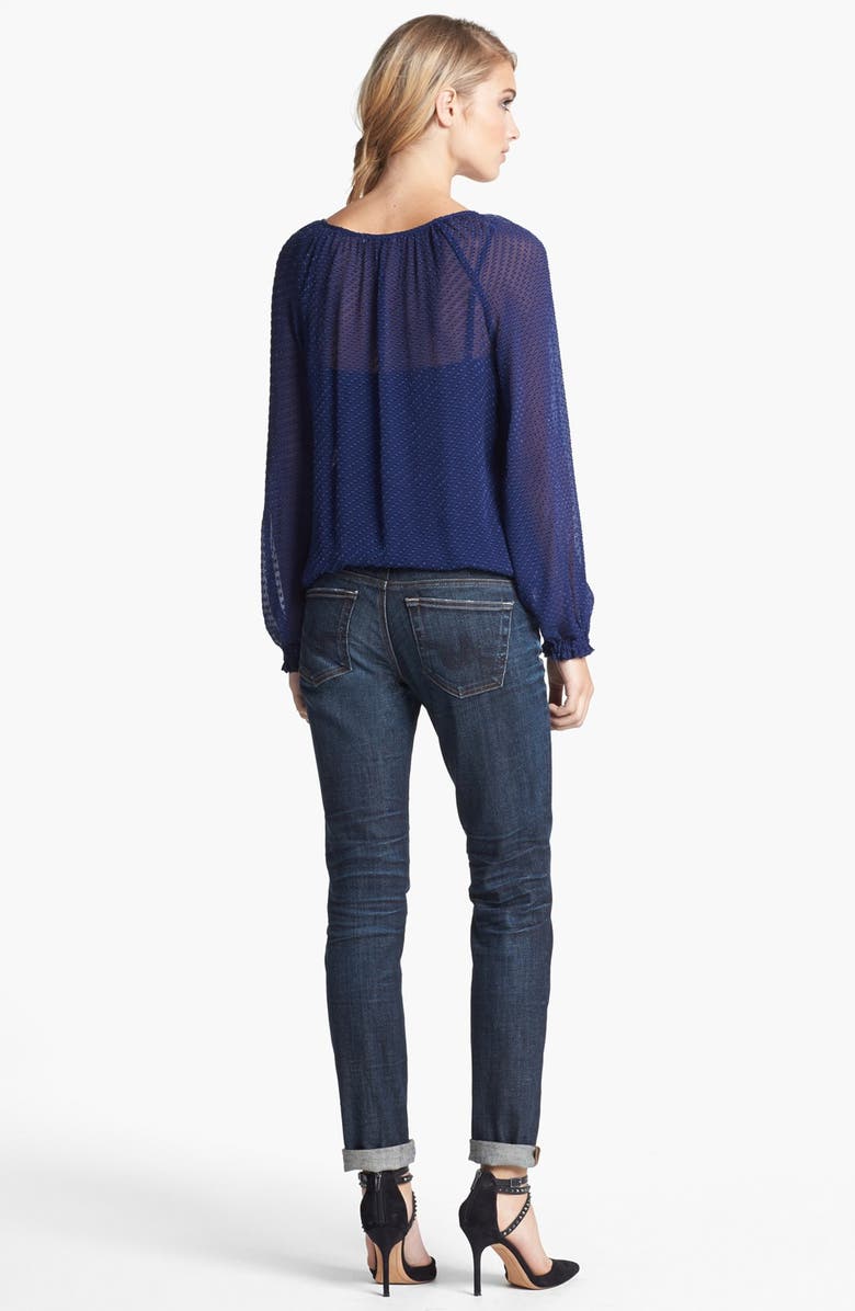 Ella Moss Textured Blouson Top, Alternate, color, 