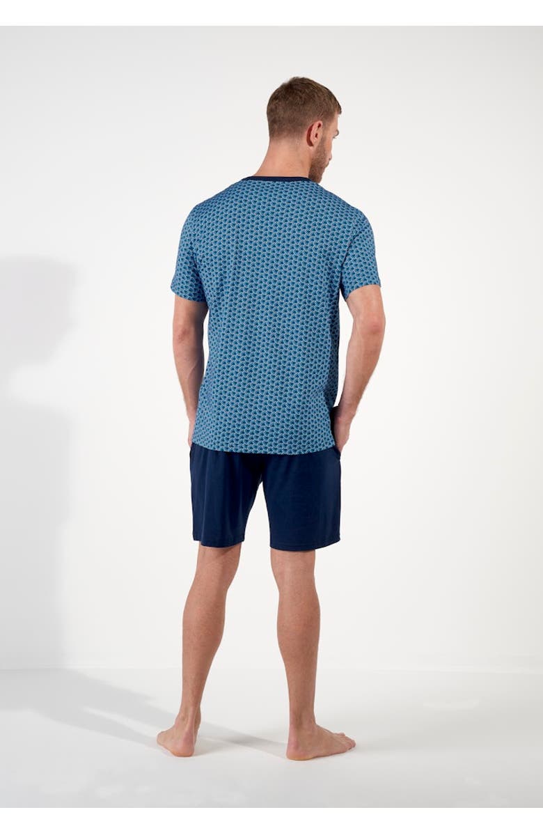 HOM Martinez Short Pajama Set, Alternate, color, Blue Print