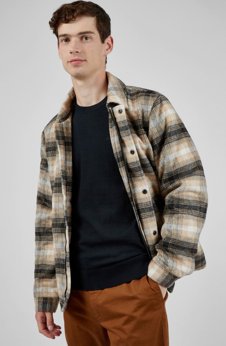 Ben Sherman Regular Fit Merino Wool Blend Sweater, Alternate, color, 