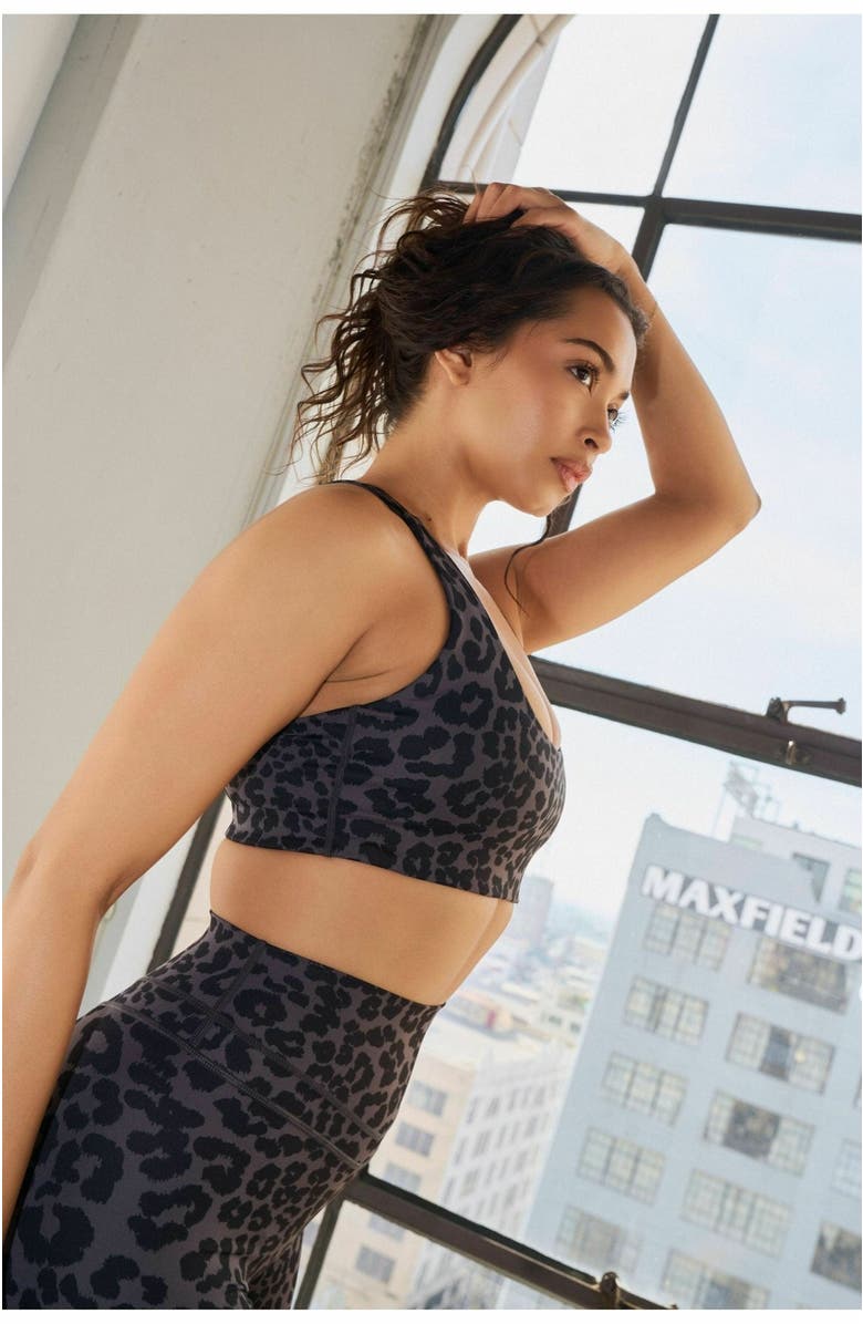 Vitality Pulse Core Bra, Alternate, color, King Cheetah Midnight