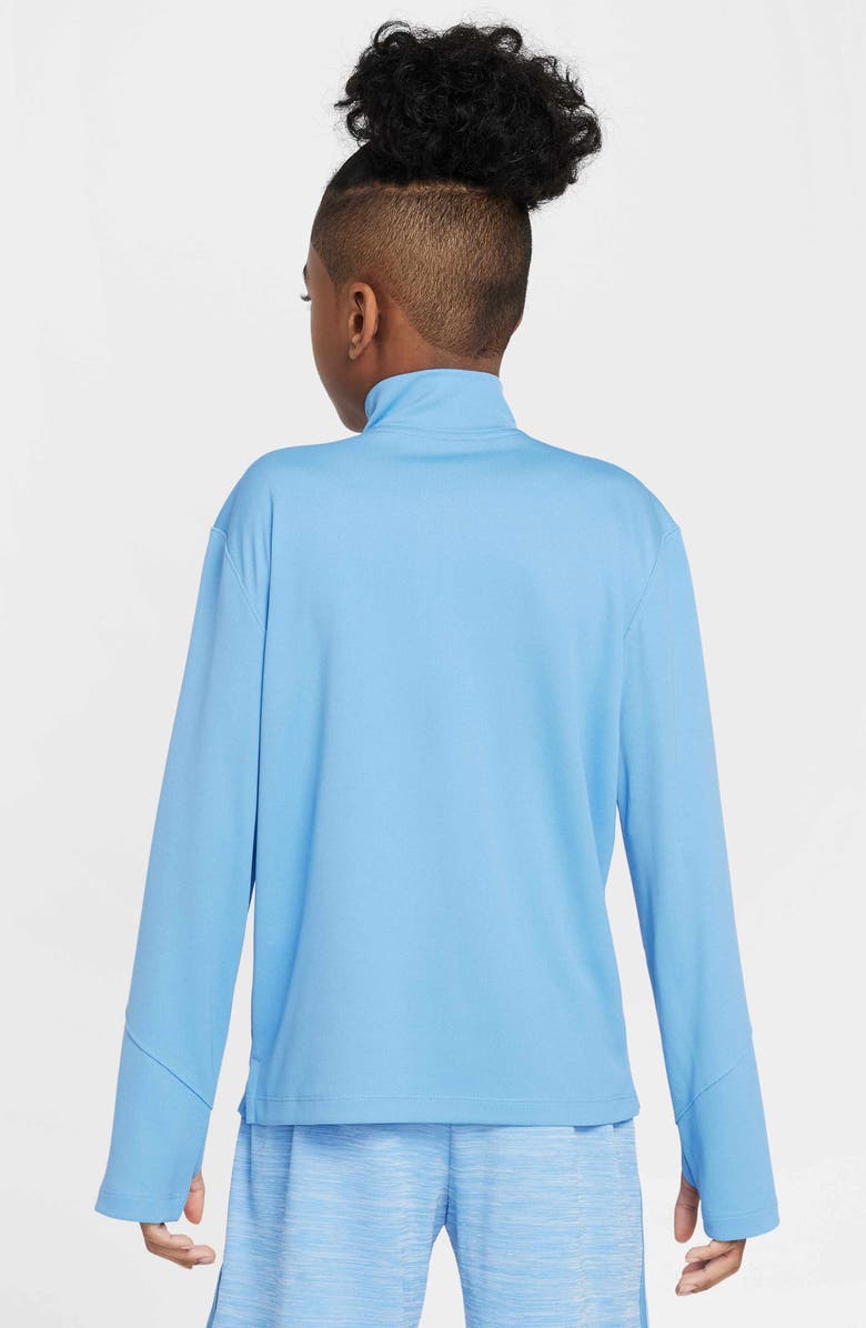 Nike Kids' DRI-Fit UV Quarter Zip Pullover, Alternate, color, Blue Beyond
