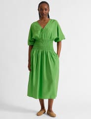 Albaray Air Flow Shirred Waist Dress