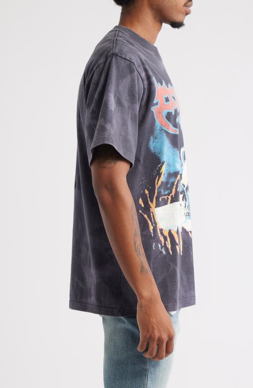 Icecream Oversize Stone Cold Graphic T-shirt In Multi