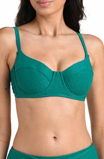 Textured Tides Underwire Bikini Top