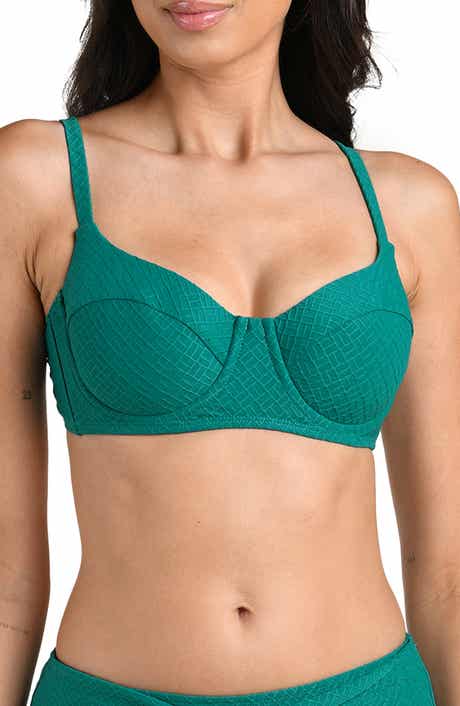 Textured Tides Underwire Bikini Top