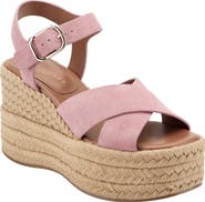 Marc Fisher LTD Pasion Espadrille Ankle Strap Platform Wedge Sandal