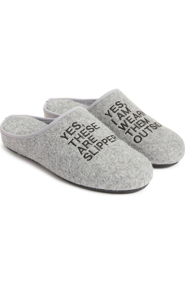 INTENTIONALLY BLANK No Shame Slipper, Alternate, color,