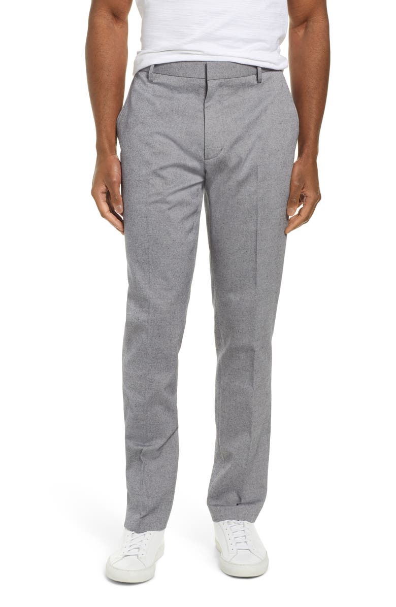NORDSTROM MEN'S SHOP Slim Straight Leg Textured Chinos, Main, color, 