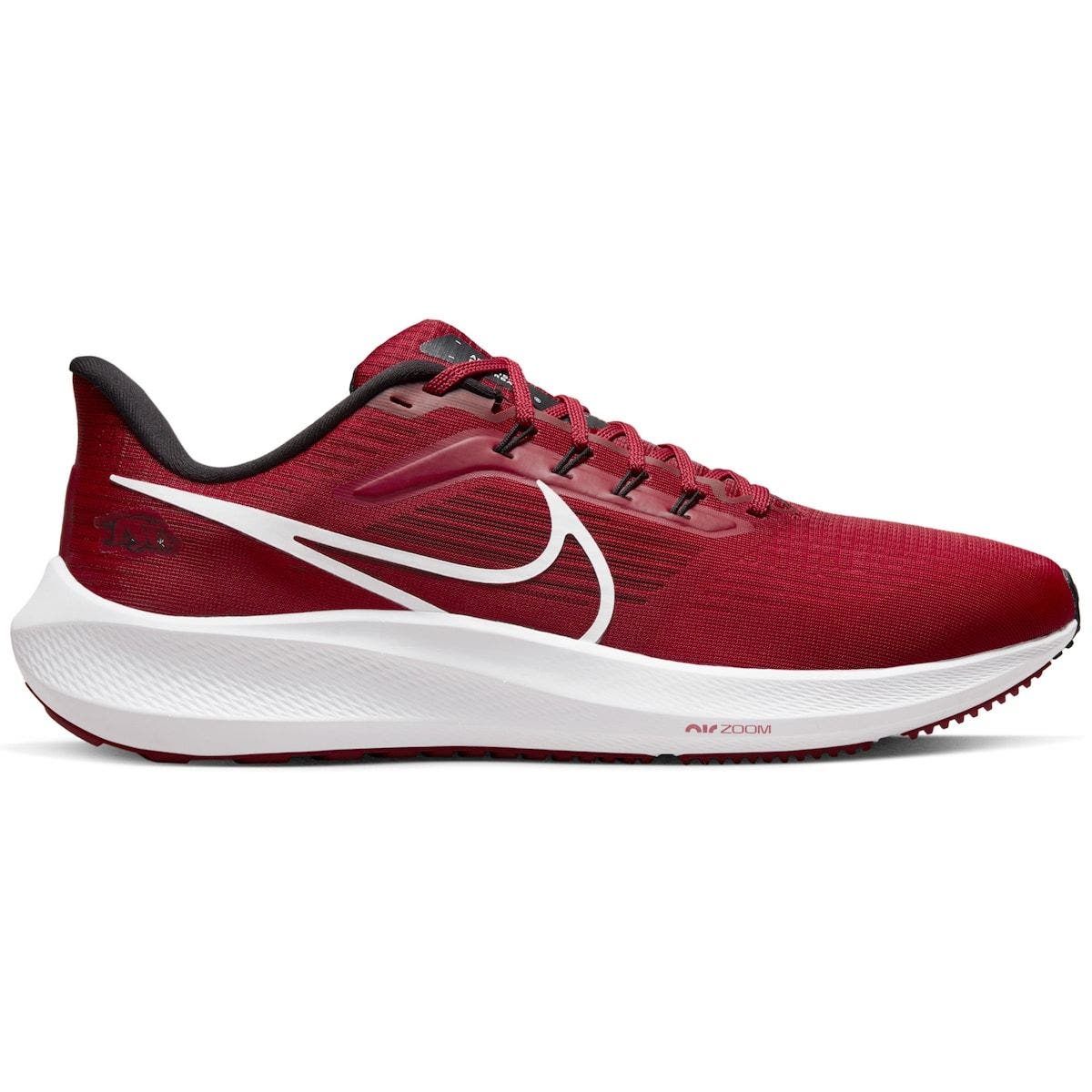 Nike Unisex Nike Cardinal Arkansas Razorbacks Zoom Pegasus 39 Running Shoe, Main, color, 