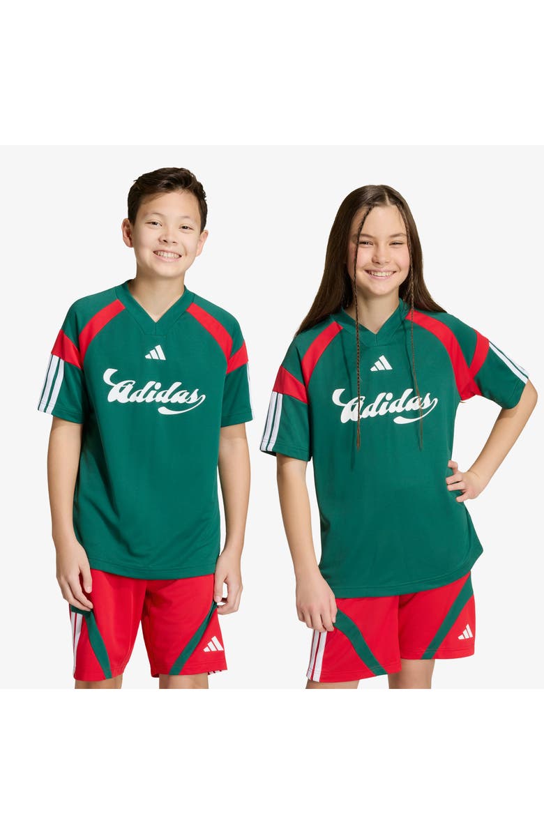 adidas House of Tiro T-Shirt, Alternate, color, Team Dark Green/ White/Scarlet