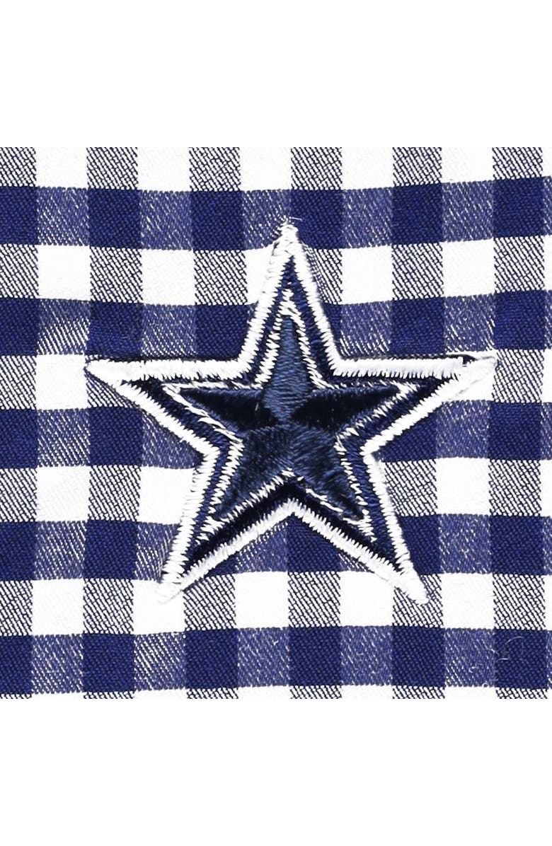 vineyard vines Men's Vineyard Vines Royal Dallas Cowboys On-the-Go brrr Tri-Blend Long Sleeve Button-Down Shirt, Alternate, color,