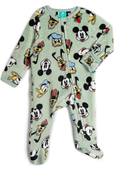 Mickey Mouse Fleece Footed Sleep N' Play
