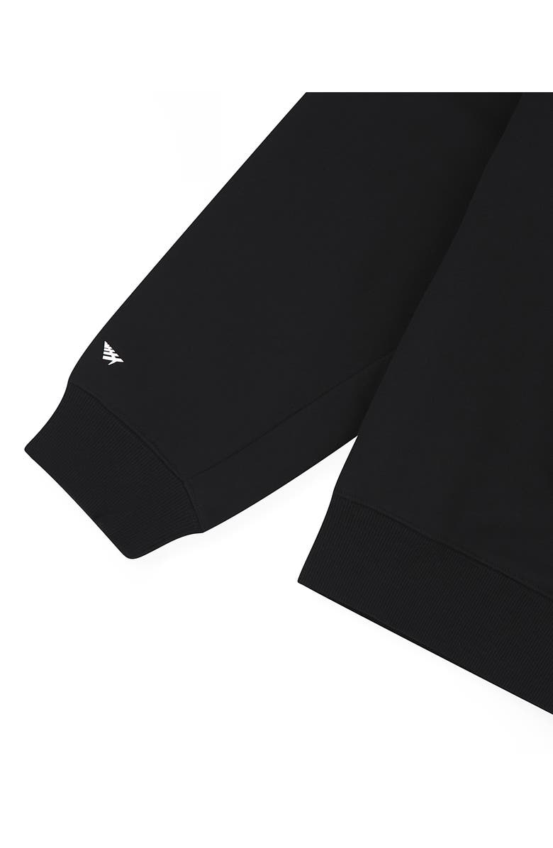 PAPER PLANES Collegiate Logo Sweatshirt, Alternate, color, Black