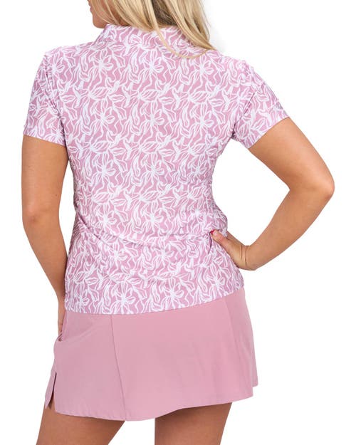 Black Clover Aurora Polo In Pink
