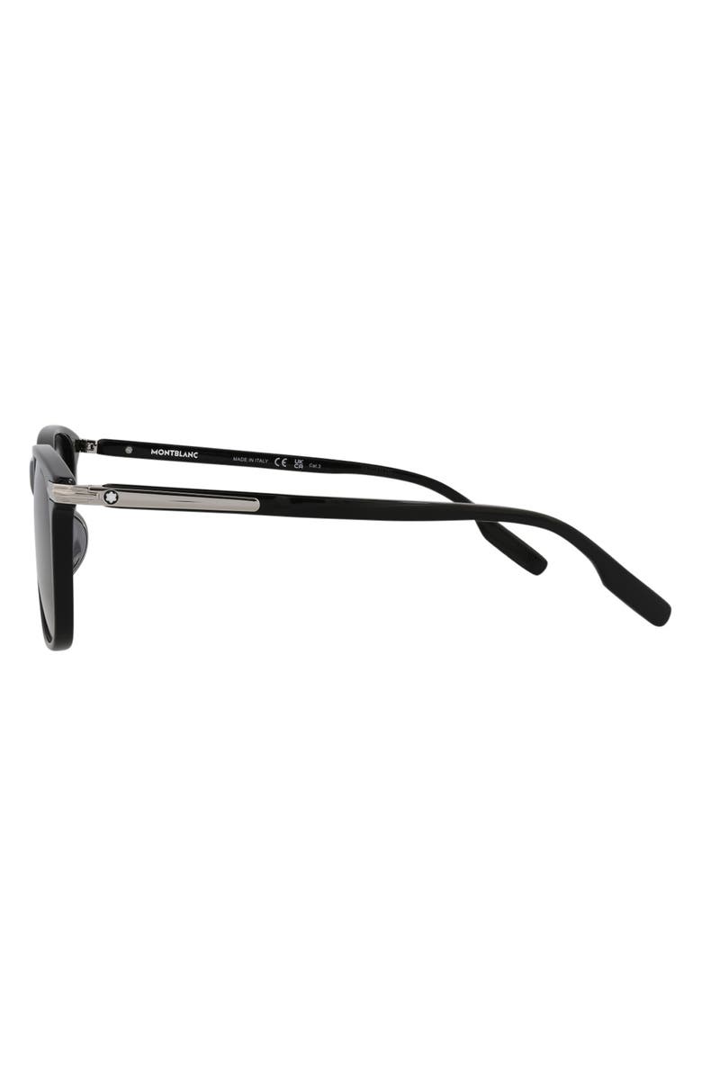 Montblanc 56mm Square Sunglasses, Alternate, color,