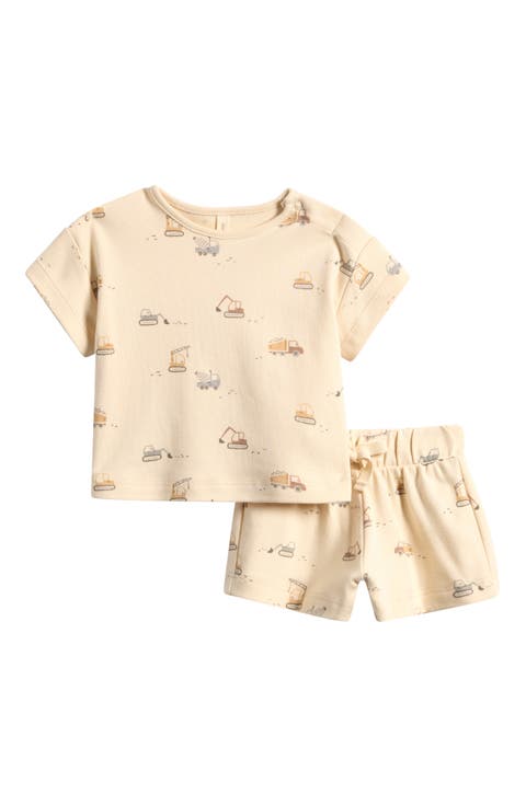 Frankie Construction Print T-Shirt & Shorts Set (Baby)