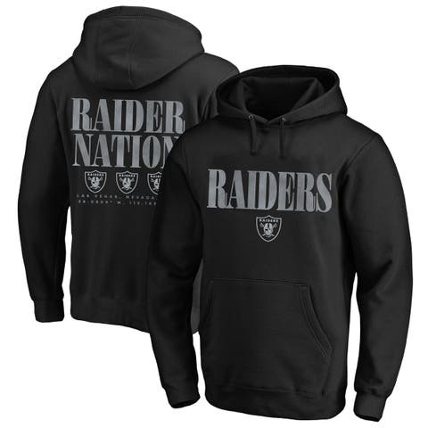 Men's Fanatics Black Las Vegas Raiders Big & Tall Relaxed Intense Rivalry Hoodie