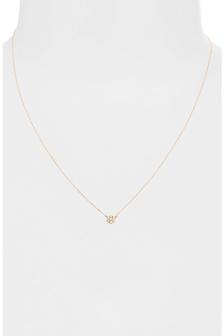 Icon Diamond Pendant Necklace (Nordstrom Exclusive), Alternate, color, 18K YELLOW GOLD