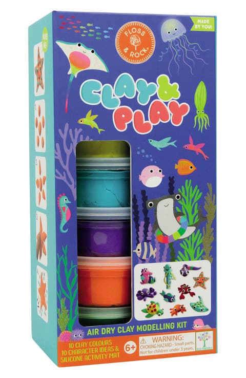 Ocean Clay & Play AIr Dry Clay Modeling Kit