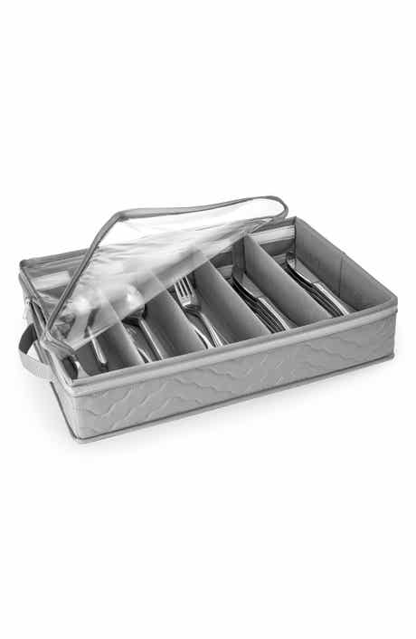 Fabric Flatware Storage Chest