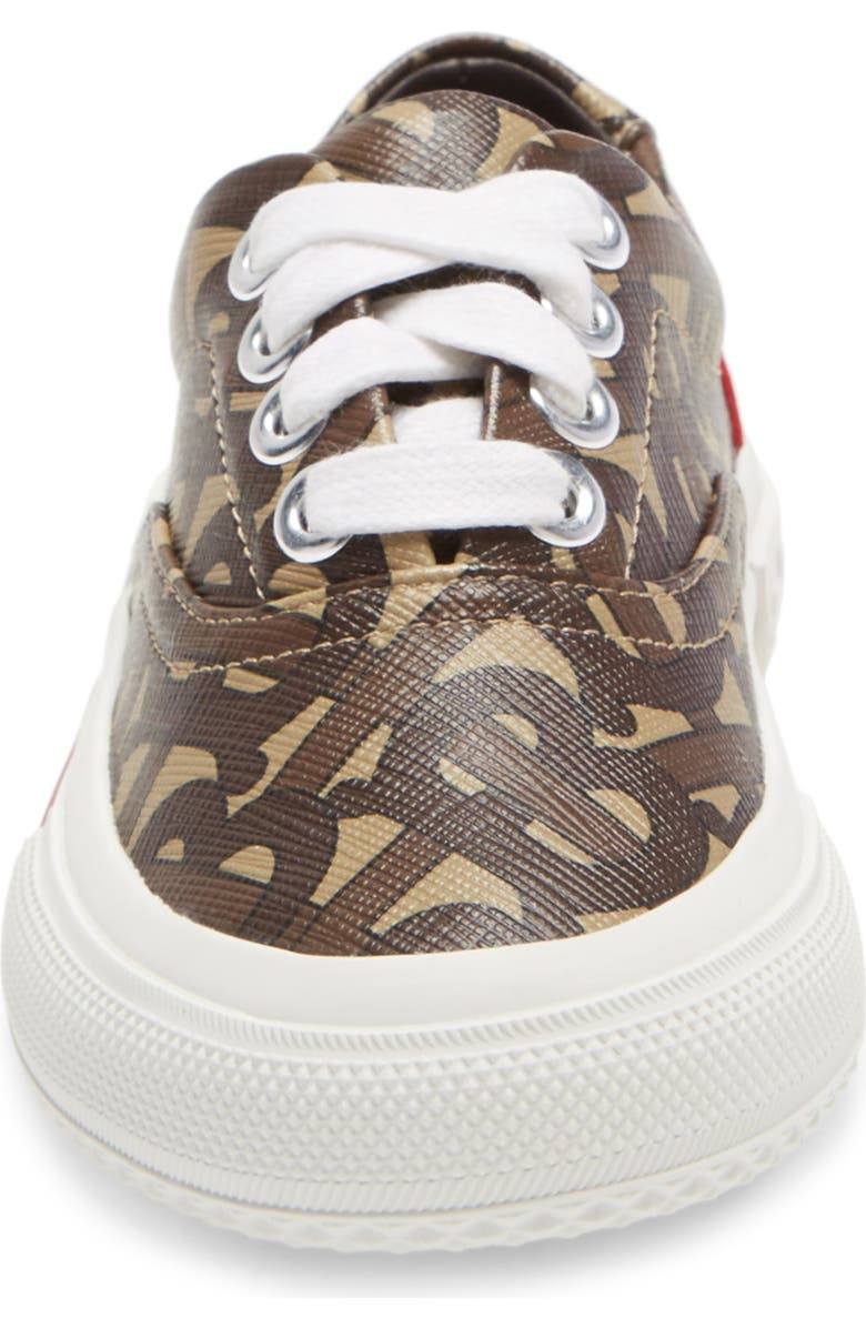 Burberry Monogram E-Canvas Sneaker, Alternate, color,