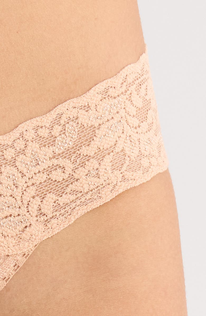 Hanky Panky Signature Lace Bikini, Alternate, color, Honey