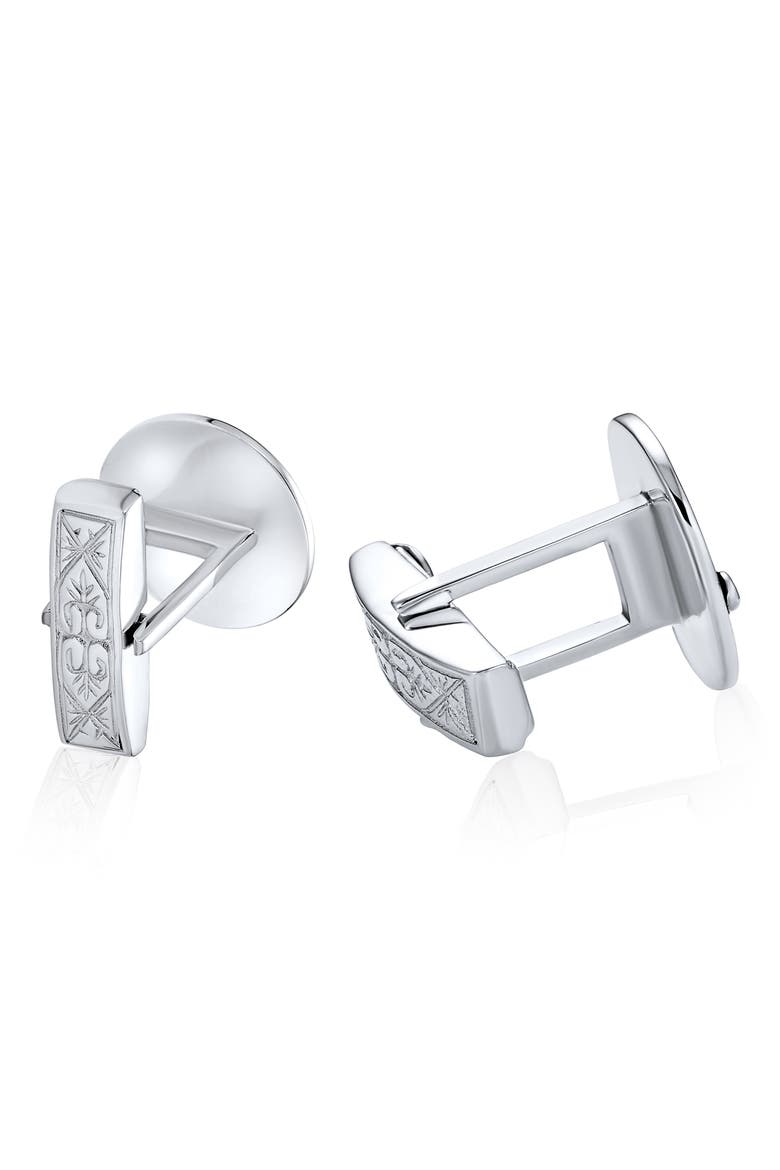 Men's Freemason Enamel Cuff Links, Alternate, color, BLUE