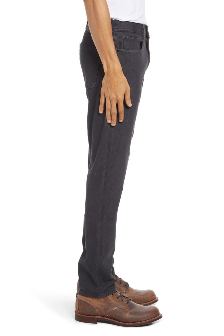 The Pen Slim Fit Denit Jeans, Alternate, color, CHARCOAL