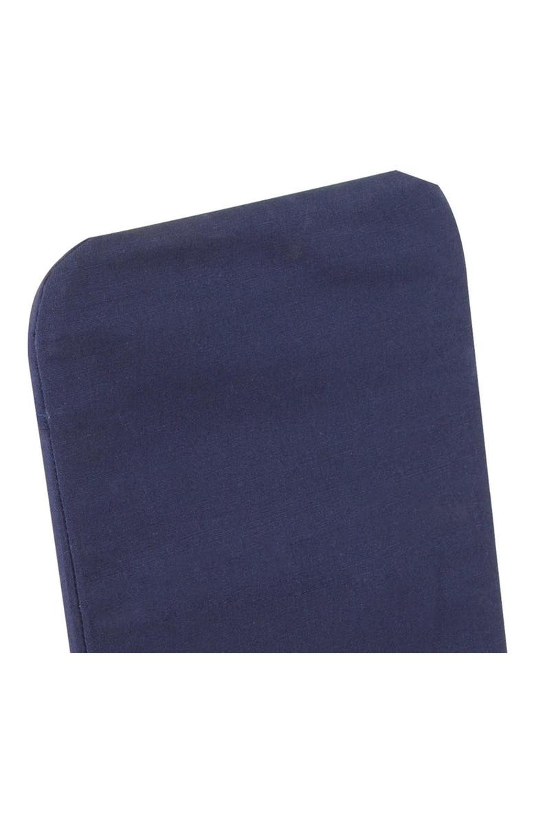 Kaplan Early Learning Company Back Jack Portable Soft Chair with Support - Navy, Alternate, color, Blue