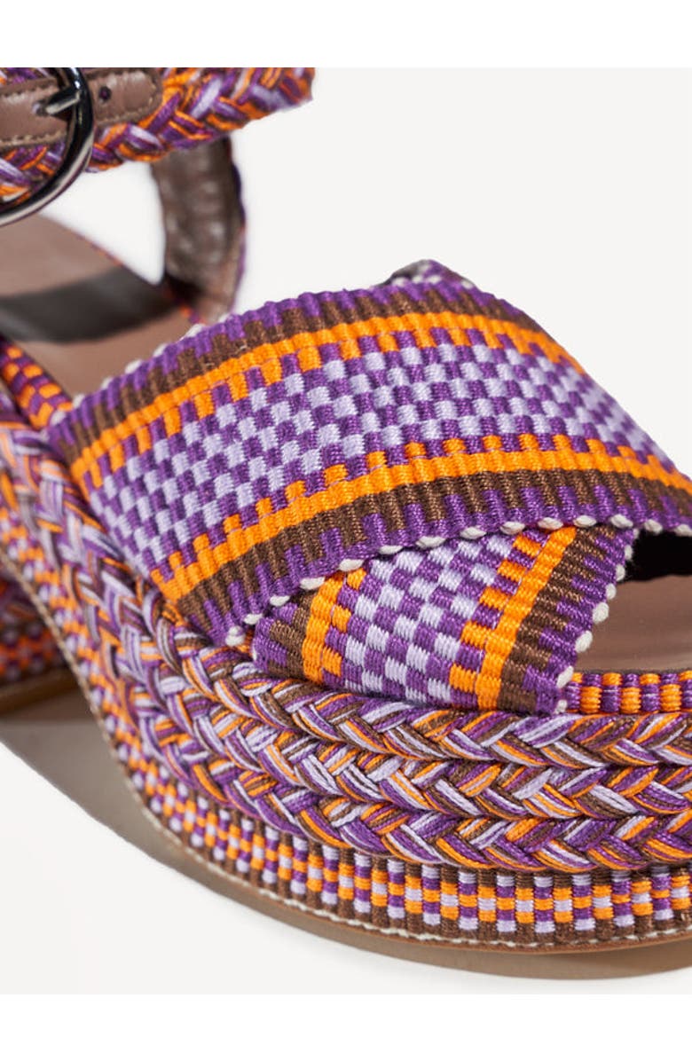 Amambaih Gala High platform sandals, Alternate, color, Orange