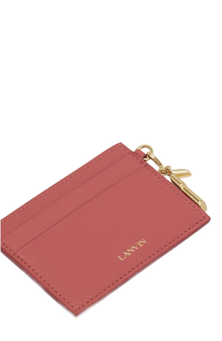 Lanvin Séquence Leather Cardholder, Alternate, color, 