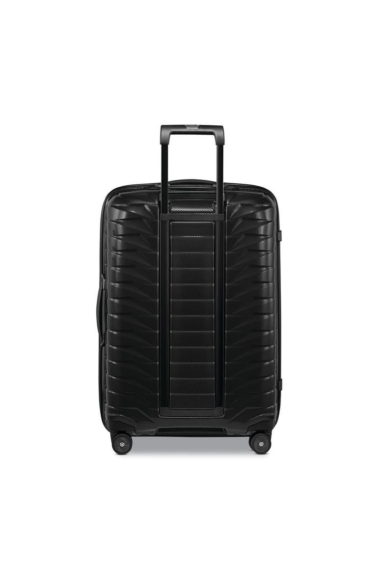 Proxis Hardside 25" Medium Checked Spinner Luggage, Alternate, color, Black