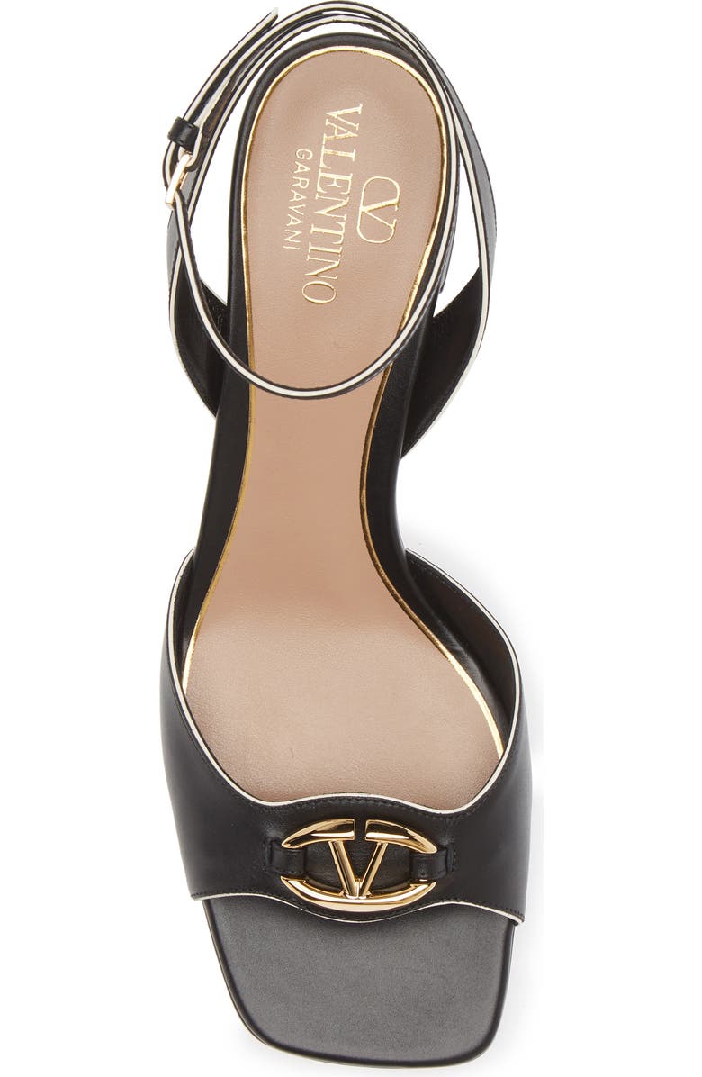 Valentino Garavani VLOGO Bold Ankle Strap Sandal, Alternate, color,