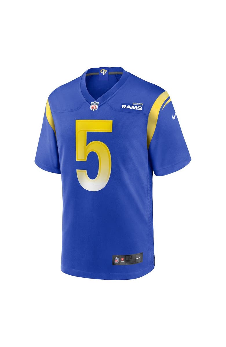 Nike Men's Nike Jalen Ramsey Royal Los Angeles Rams Team Game Jersey, Alternate, color,