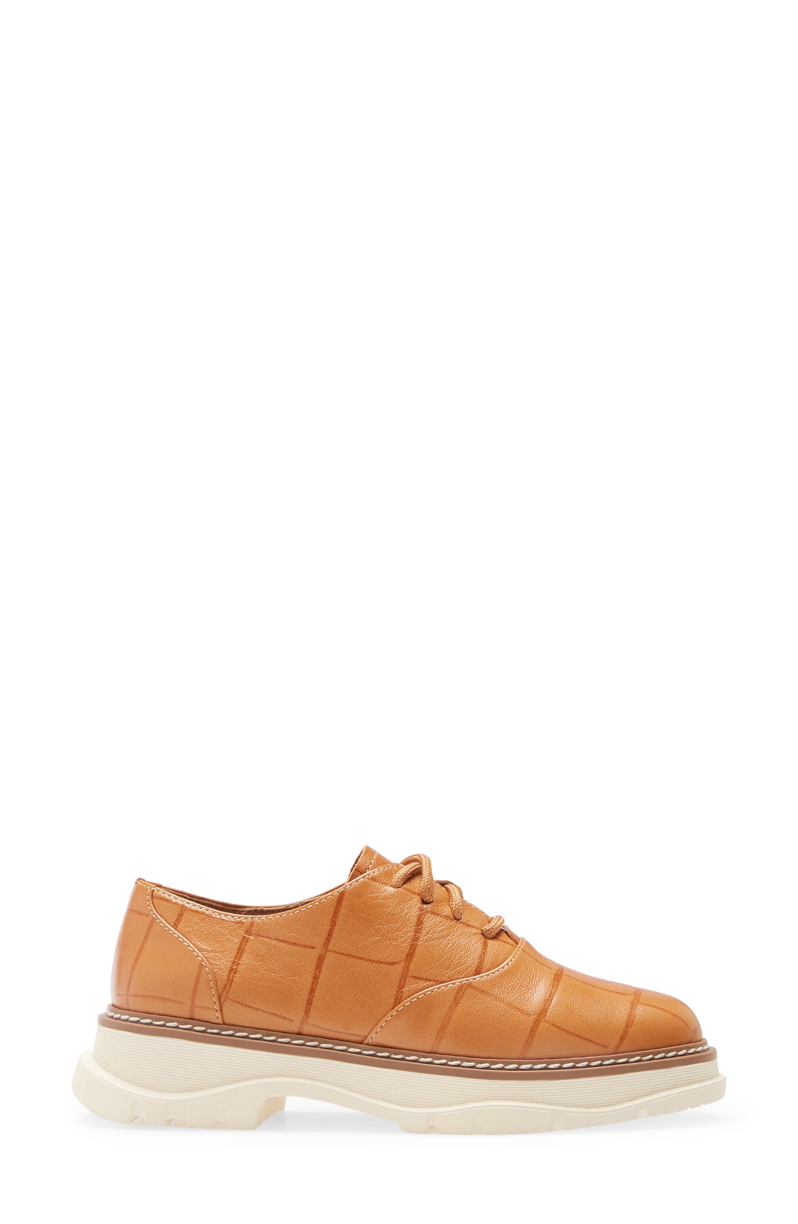 Moira Oxford Flat, Alternate, color, TAN TWO TONE SHEEPSKIN