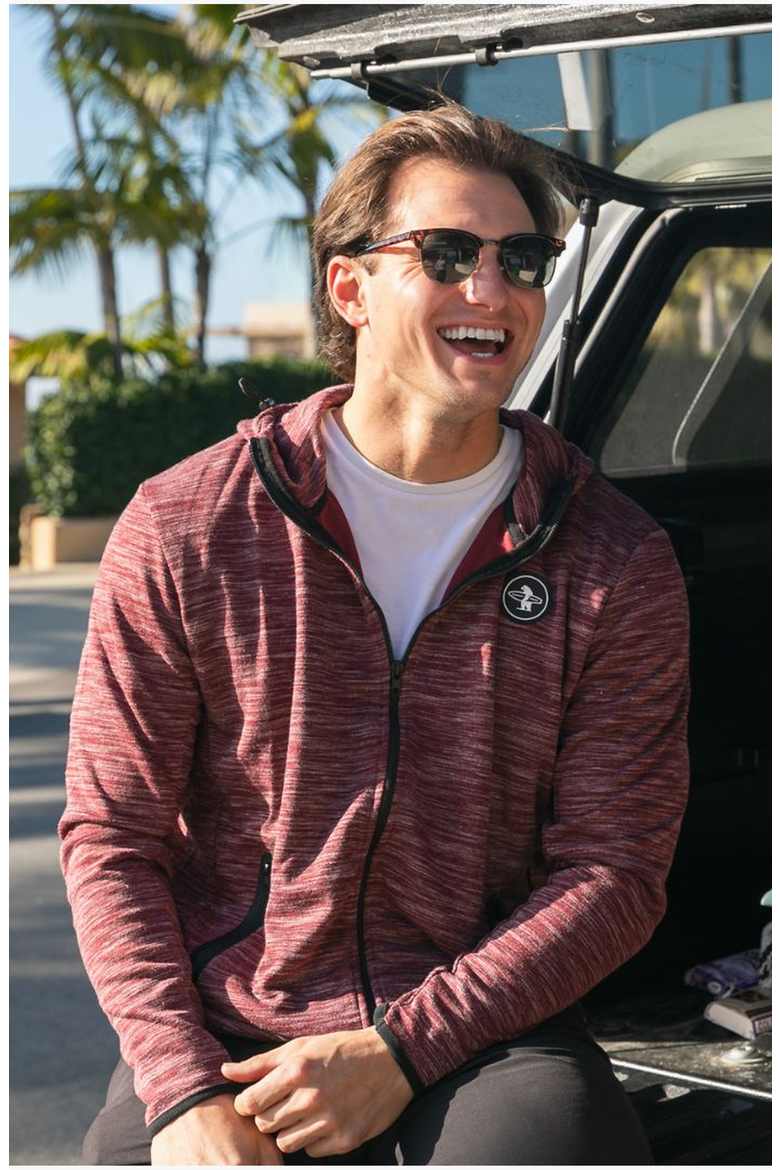 Palisade Zip Up Jacket, Alternate, color, Maroon