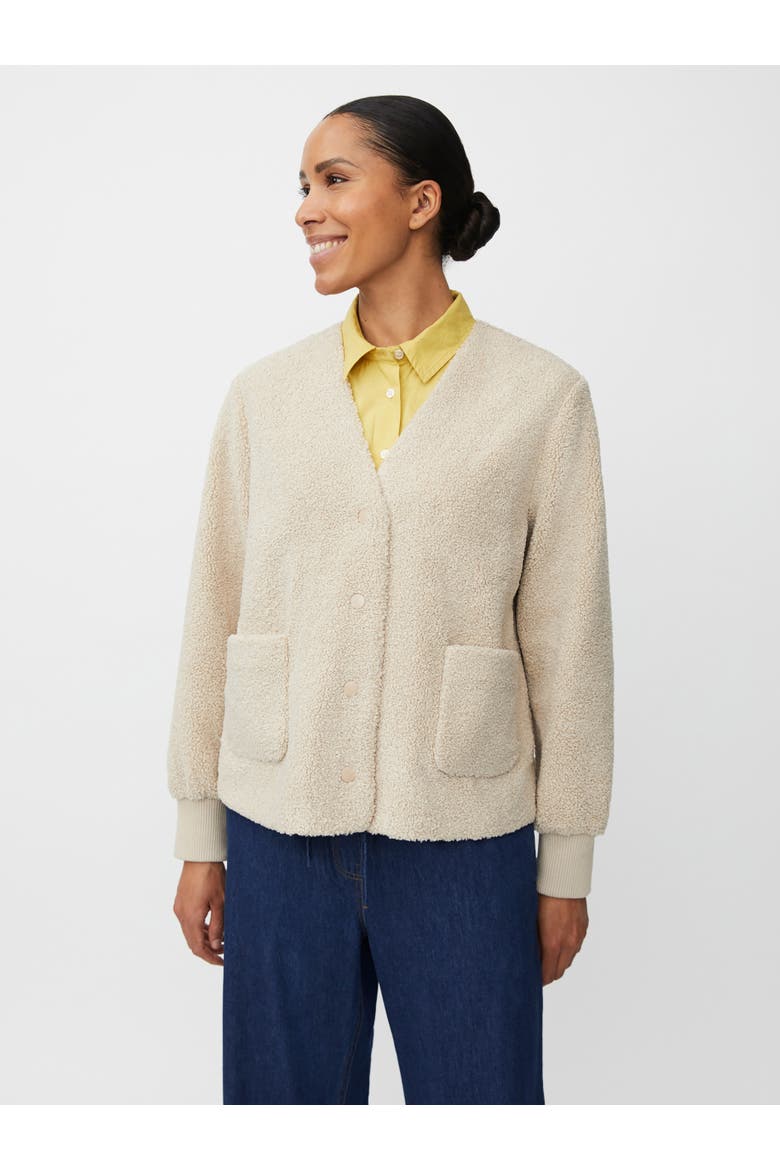 MaJunte V-Neck Long Sleeve Jacket, Main, color, Fog