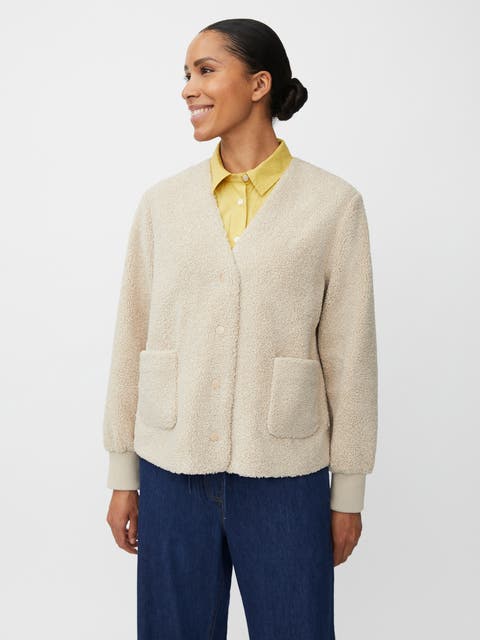 MaJunte V-Neck Long Sleeve Jacket